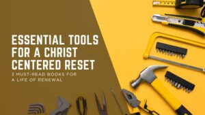 a group of tools on a yellow background